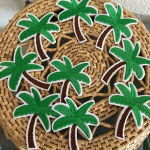 Green Palm Tree Iron on Patches